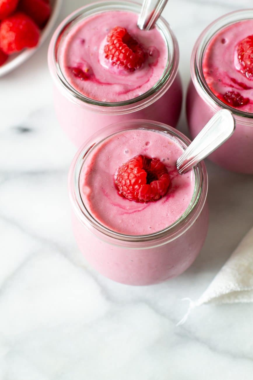 Vegan Raspberry Pudding