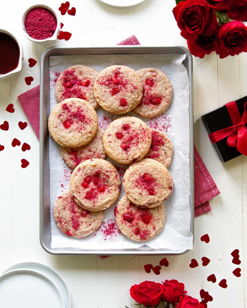 Strawberry Sugar Cookies