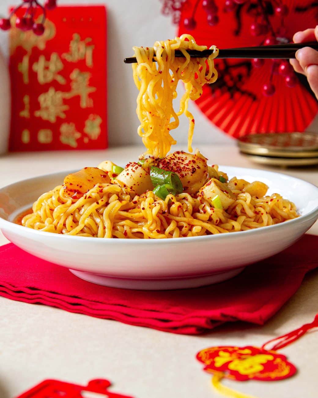 Easy Spicy Ramen Noodles