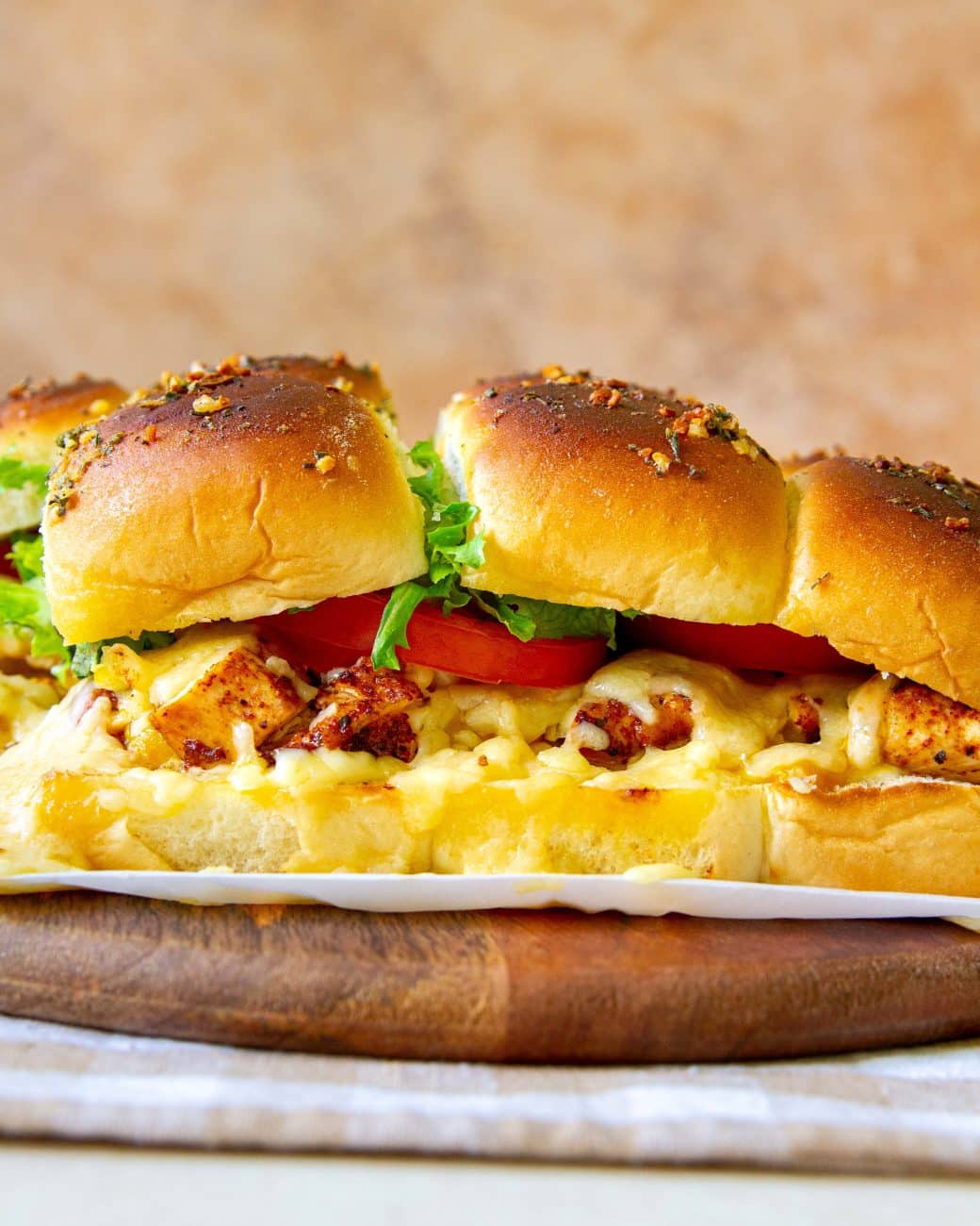 Honey Mustard Chicken Sliders